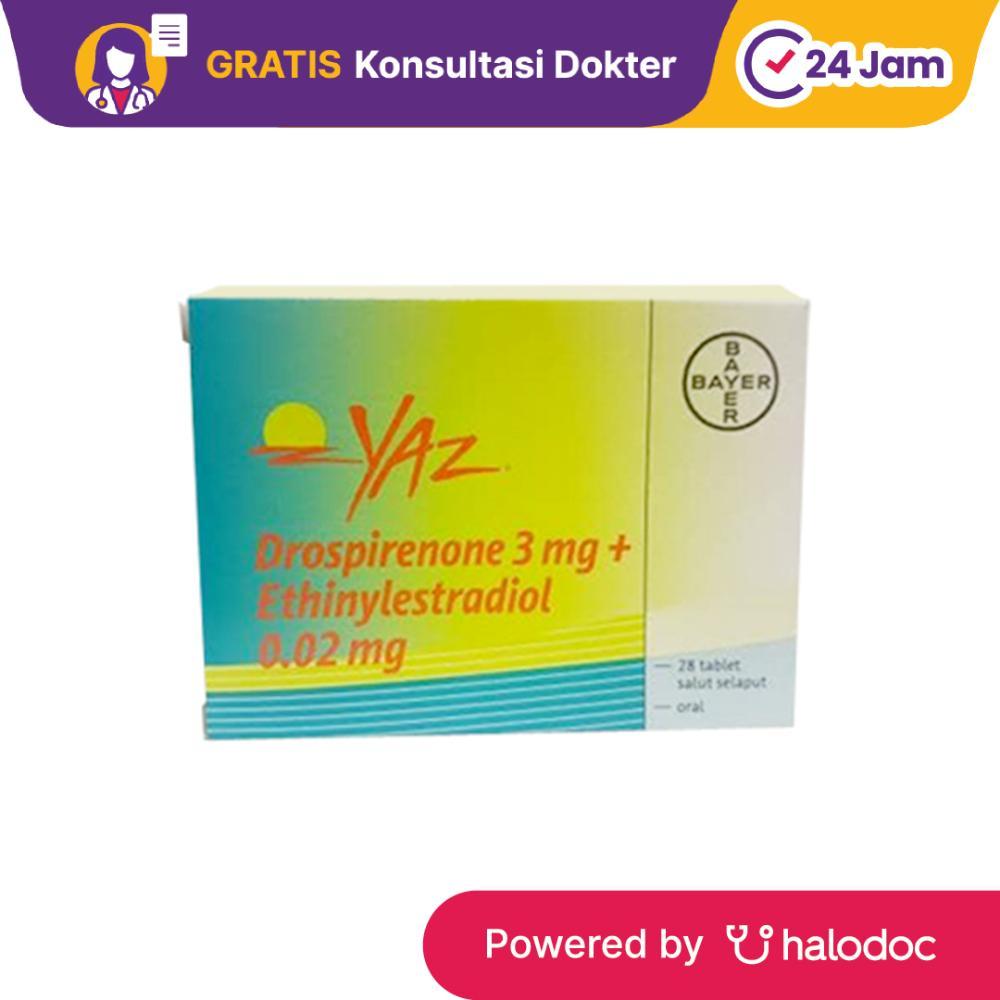 yaz box isi 28 tablet salut