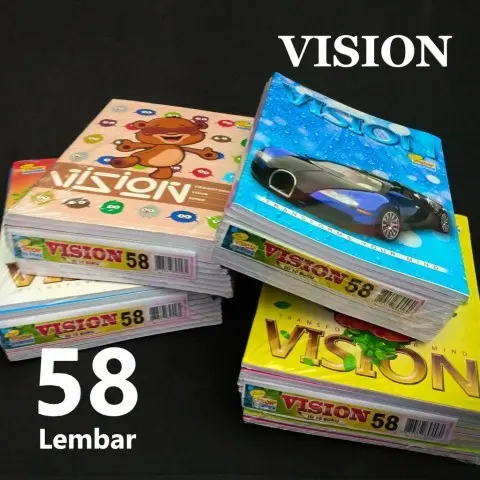 Vision Buku Tulis 38 Lembar/Vision Buku Tulis 58 Lembar 1
