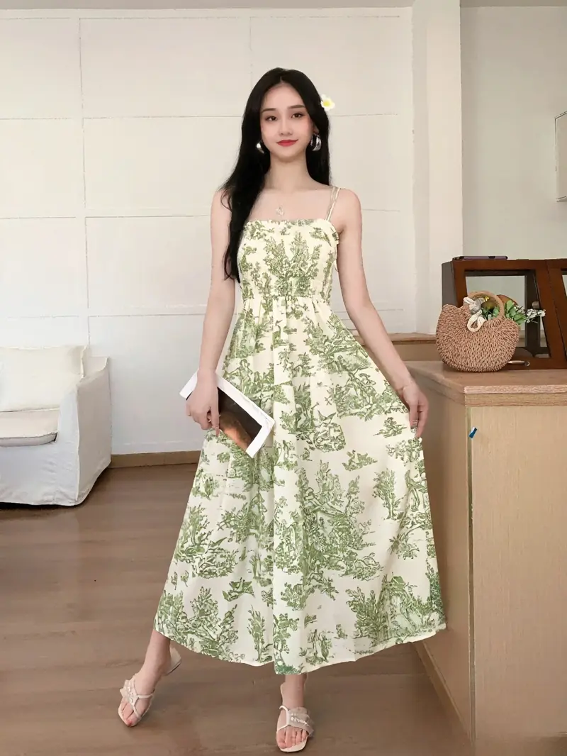 beach outfits green dress - TikTok Shop Malaysia