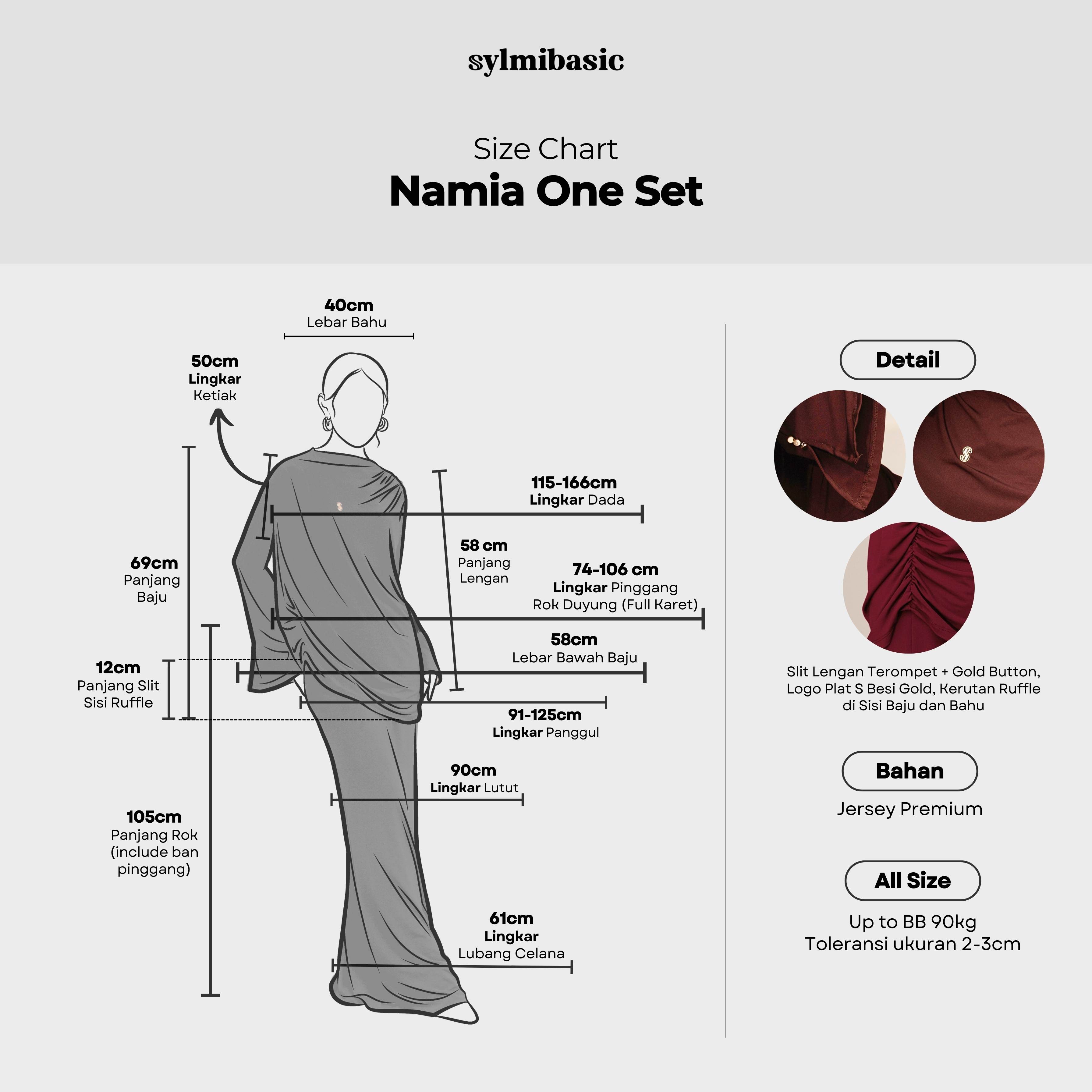 Namia One Set by Sylmibasic Official