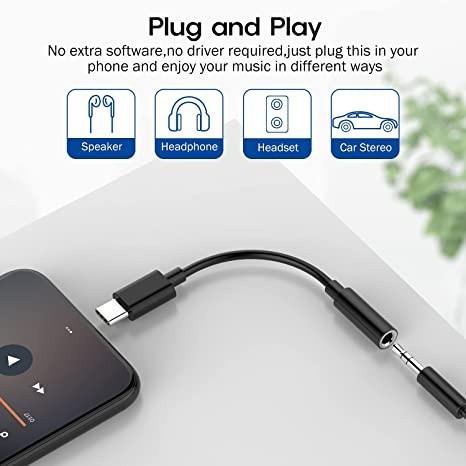 TNW Type C to 3.5mm Headphone Jack Adapter IOS Tipe C Aux Audio Converter - EC SOLUTION Accessories Jam 1