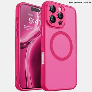 Funda protectora de alta calidad, transparente y mate, compatible con iPhone 17/17Air/16/15/14/13 Pro/12/11 Max Plus/16E, adecuada para carga inalámbrica Magsafe.