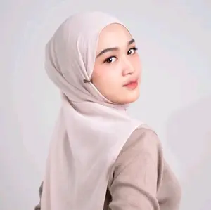 Pashmina Rayon Viscose Adem Tebal Warna Tren Lebaran Burgundy Cream Milo Coklat Denim Sage Hitam