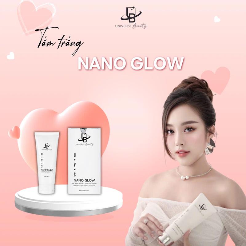  KEM TẮM TRẮNG DƯỠNG DA NANO GLOW 100G 