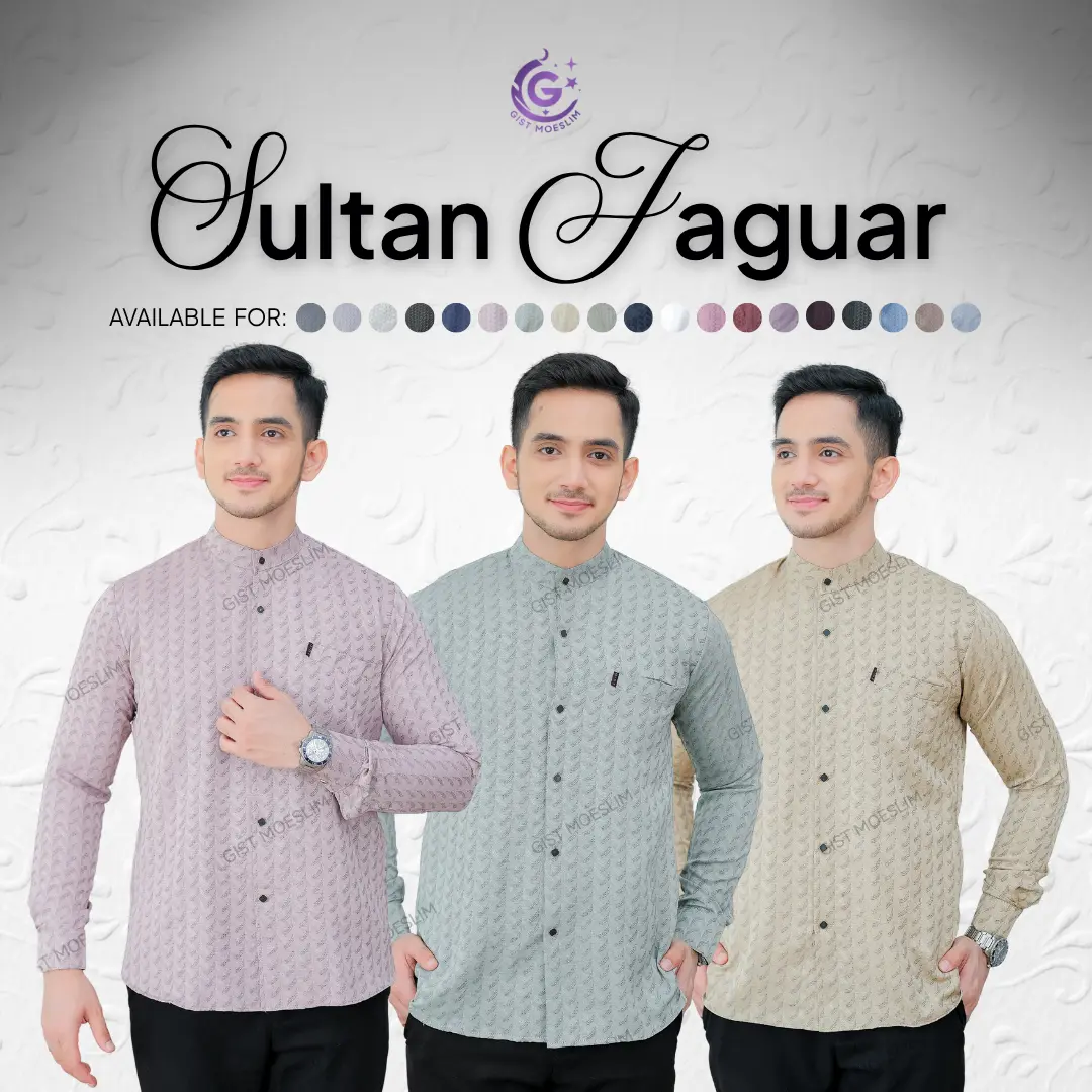 Koko Sultan Jaguar Kemeja Koko Pria Lengan Panjang Premium Baju Koko Model Terbaru Gist moeslim