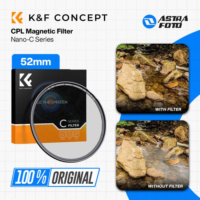 Gambar KNF Concept 52mm CPL Magnetic Filter Lensa Nano-C Series K&F Concept Magnet FIlter Polarizing dari Astra Foto Kota Administrasi Jakarta Pusat Tokopedia
