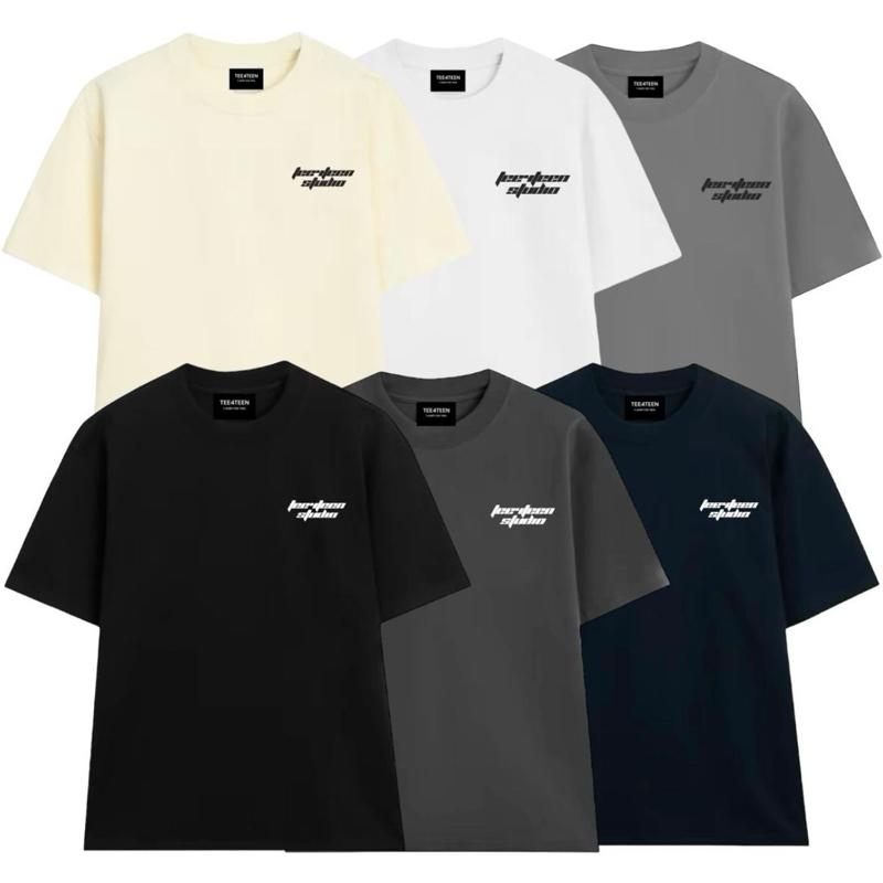   DEAL ĐỘC QUYỀN  Áo thun nam nữ  "TEE4TEEN STUDIO" basic form rộng oversize cotton 2C 250gsm cổ tròn 