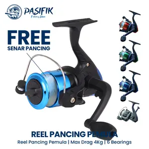 Pusat Alat Pancing - Reel Pancing BH200 Gulungan Putar Rell Rill Pancing Katrol Kerekan Pancing Fishing Reel Spool Plastik Pancing Rill Bisa Untuk Pancing Ikan Laut Katrol Kerekan Roda Putar