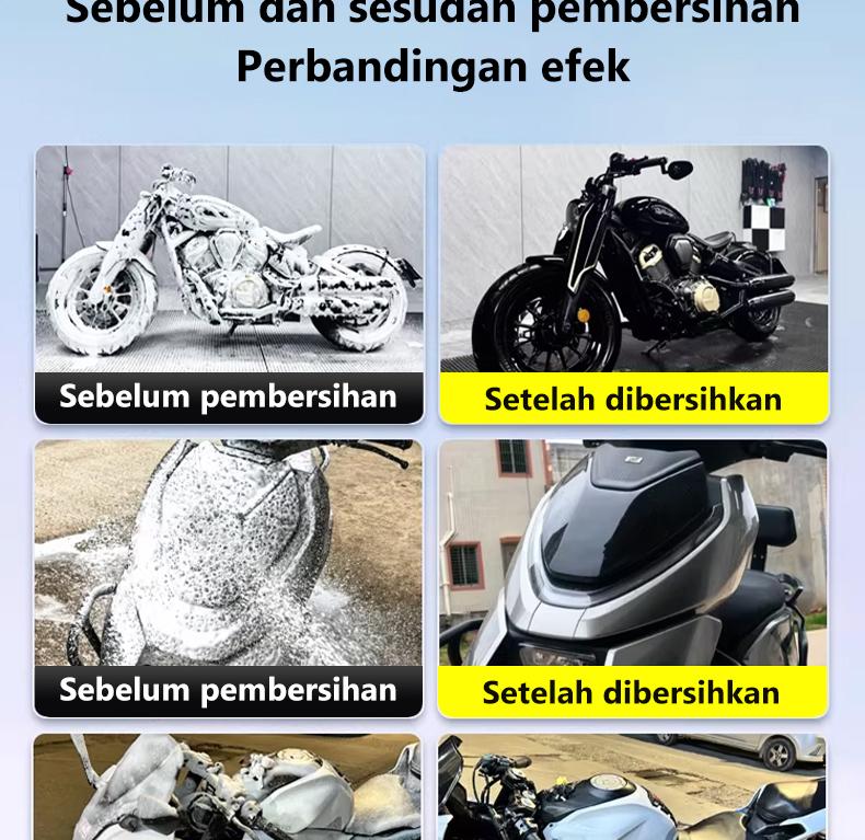 FIXIT【Normal】 Cairan pembersih khusus sepeda motor, cairan pencuci mobil ultra-konsentrat, cairan busa pencuci mobil listrik, air pencuci mobil, lilin, pembersih lapisan