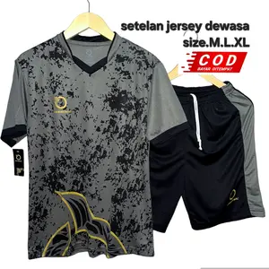 Jersey Futsal olahraga baju bola dewasa pria wanita setelan baju celana Sport