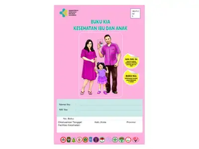 Buku Kesehatan Ibu dan Anak KIA Warna Pink