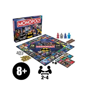 Monopoly Batman Edition Board Game DC Monopoli Gaming Exclusiv