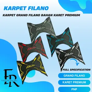 KARPET FILANO KARPET PIJAKAN DEPAN MOTOR KESET MOTOR GRAND FILANO 2023 2024