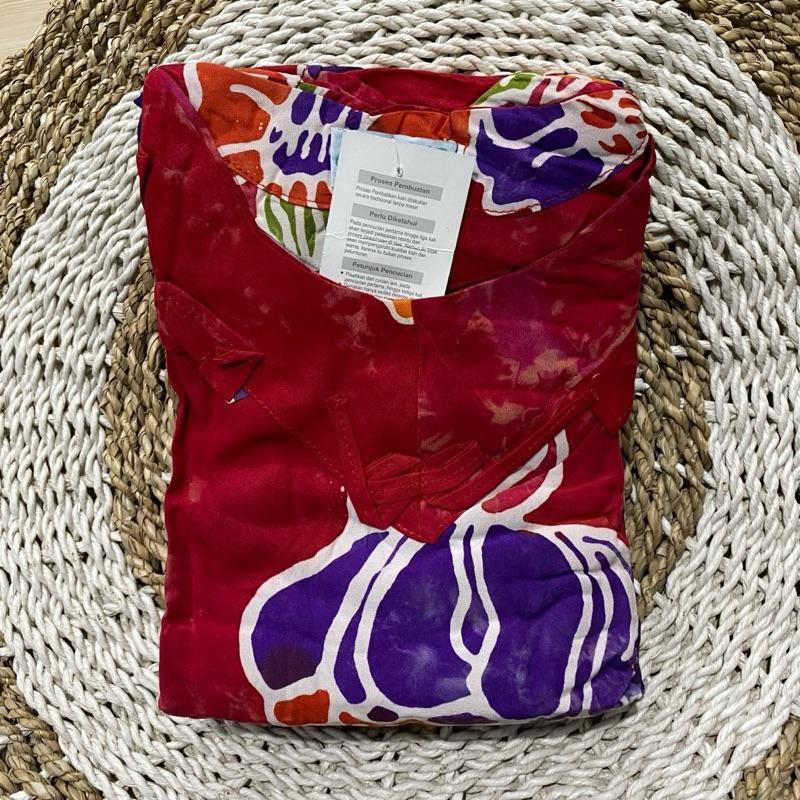 Cp Batik Cetak Zora Abg tgn 3/4 3