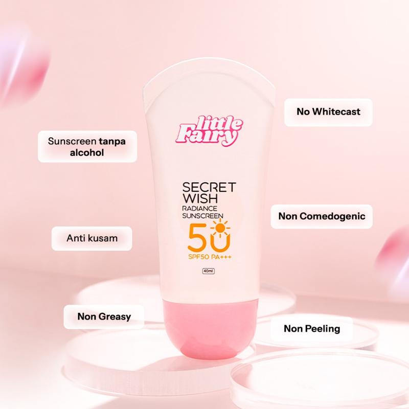 Product Introduction of LITTLE FAIRY Secret Wish Radiance Series Cleanser / Toner / Serum / Moisturizer / Sunscreen 19
