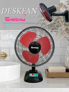 SHISHU Desk Wall Fan 2in1 2 fungsi Kipas Meja & Kipas Dinding Ukuran 12inch 3 Kecepatan