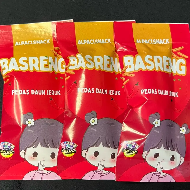 (ALPACI.SNACK) PAKET USAHA ISI 50 PCS BASRENG PREMIUM BISA CUSTOM RASA ORIGINAL DAUN JERUK, PEDAS DAUN JERUK, BALADO DAN RUMPUT LAUT. KEMASAN MENARIK DAN KUALITAS TERBAIK 4