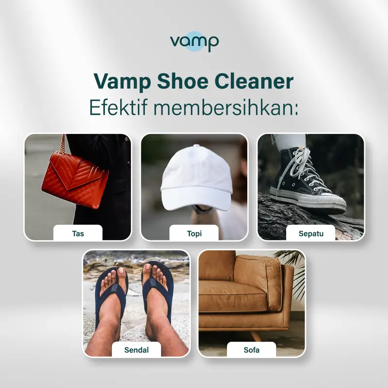 Vamp Shoe Cleaner 1 Liter | Pembersih Sepatu Sabun Cuci Sneakers Vamp Shoe Care 3