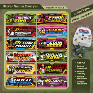 Stiker/Sticker Indentitas Sprayer Petani Millenial