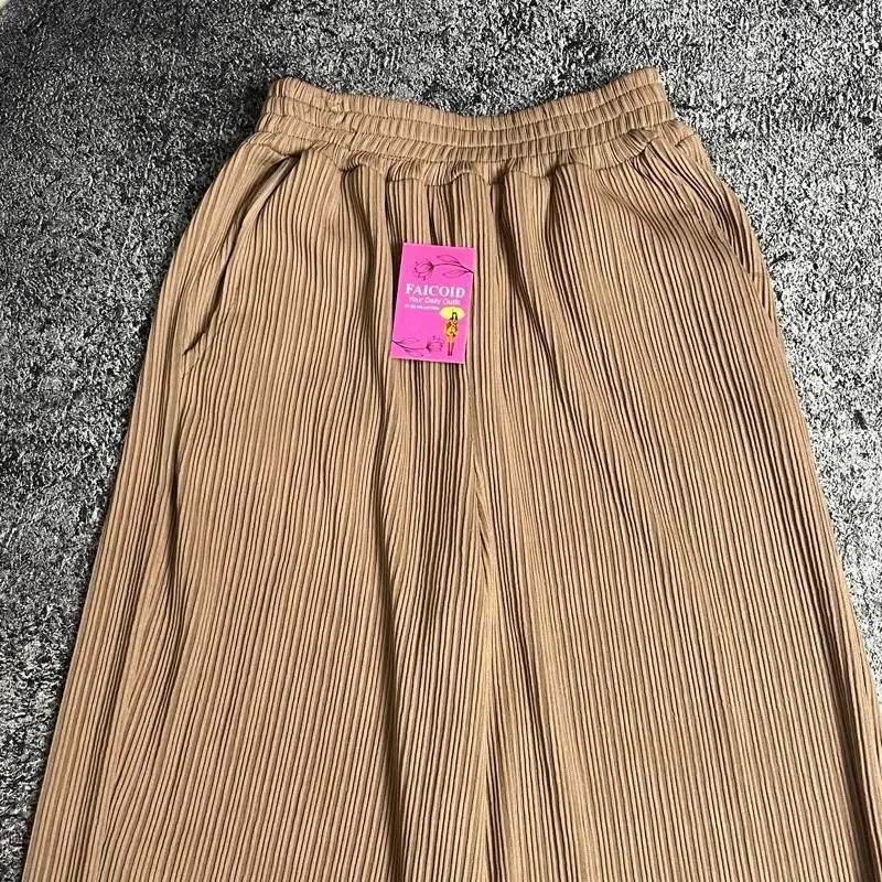 Celana Kulot jumbo Knit Condru Wanita terbaru Panjang 2