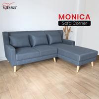 Gambar Sofa Corner Monica Sofa L Sudut Sofa L Minimalis By Vassa dari Vassa Sofa & Home Kab. Bogor 5 Tokopedia