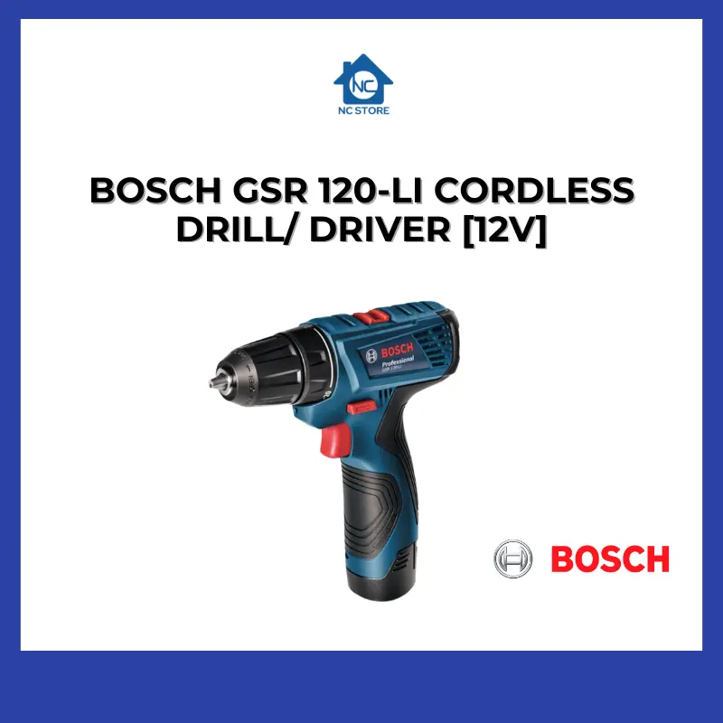 BOSCH Professional Cordless Drill/ Driver GSR 120-LI [12V]