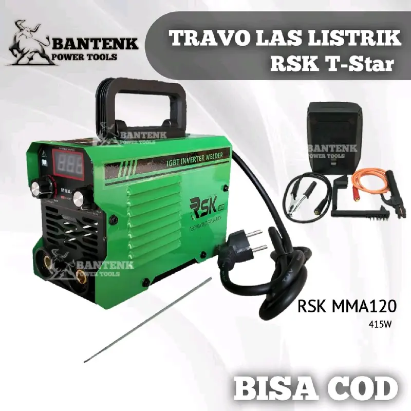 MESIN LAS MMA120 RSK LAS LISTRIK TRAVO LAS RSK Tstar 415W PENGELASAN WELDER 0