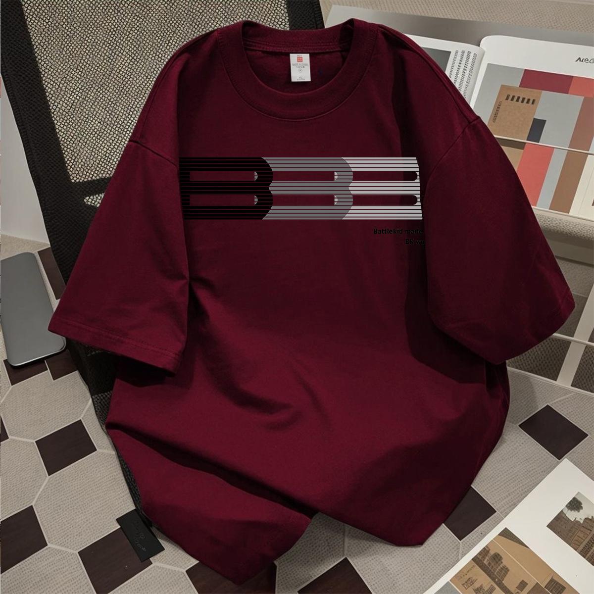 Kaos Katun Trendi Dengan Desain Cetak Grafis Unik, Longgar, Lengan Pendek, Leher Bulat, Unisex. Kaos Katun Trendi Dengan Desain Cetak Grafis Unik, Longgar, Lengan Pendek, Leher Bulat, Unisex.