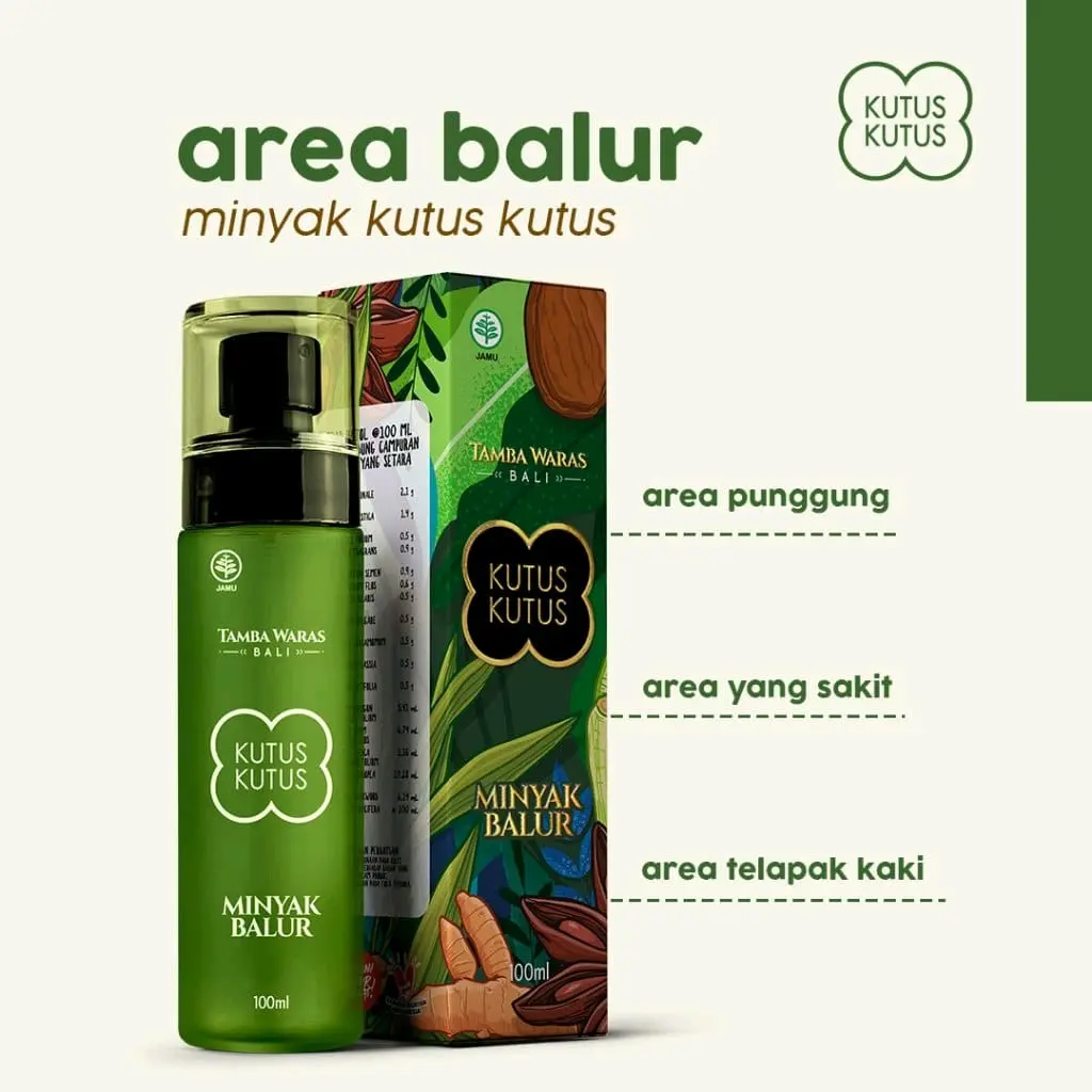 MINYAK KUTUS KUTUS ASLI BALI 100ML (KEMASAN BARU) - Shop | Tokopedia