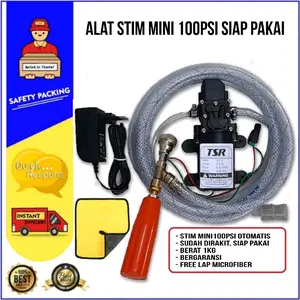 Alat Cuci Stim Motor AC Mobil Mesin Steam Power Sprayer Portable Car