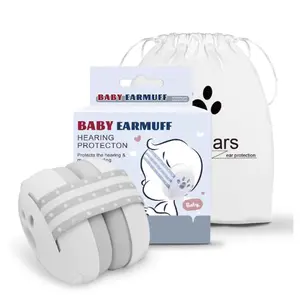 NEW  Soft Sounds Baby Earmuffs With Travel Bag - Pelindung Telinga