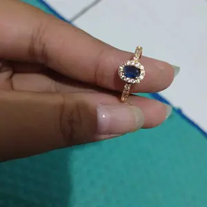 CINCIN OVAL PERMATA TANAM CINCIN WANITA