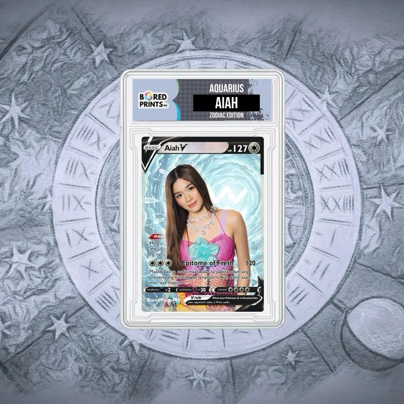 BINI AR ZODIAC SIGN POKEMON CARD (AUGMENTED REALITY DANCING PHOTOCARDS) -  TikTok Shop Philippines