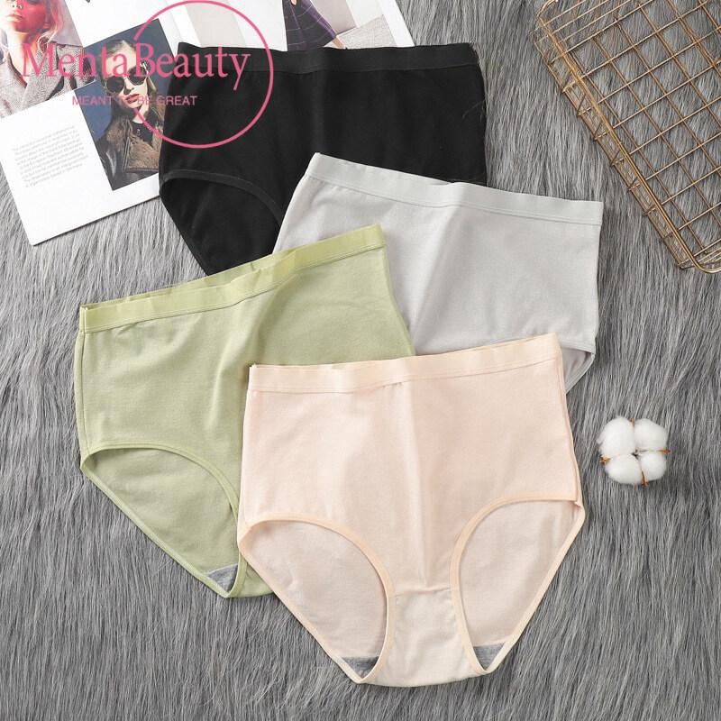 M-2XL plus size Women's panties High Waist ,Comfortable,Breathable Seamless Antibacterial Underwear 0