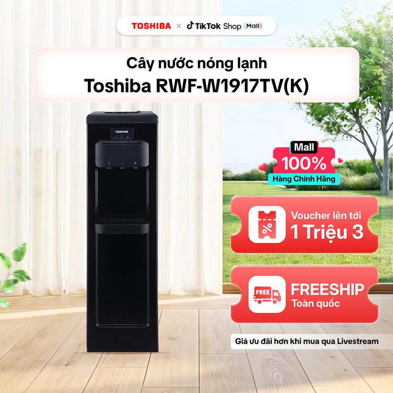 Cây nước nóng lạnh Toshiba RWF-W1917TV(K) 650W - Tự ngắt khi bình nóng cạn nước