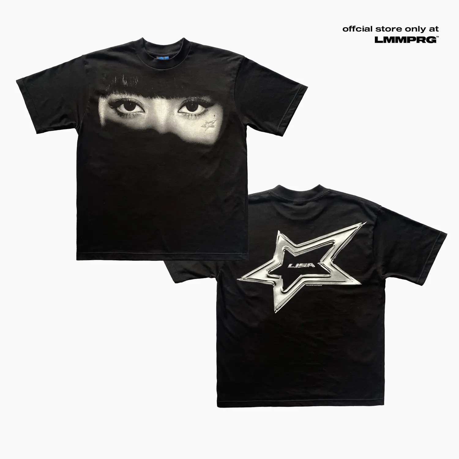 KAOS BAJU LALISA BLACK PINK T-SHIRT OVERSIZE | LMM PRG