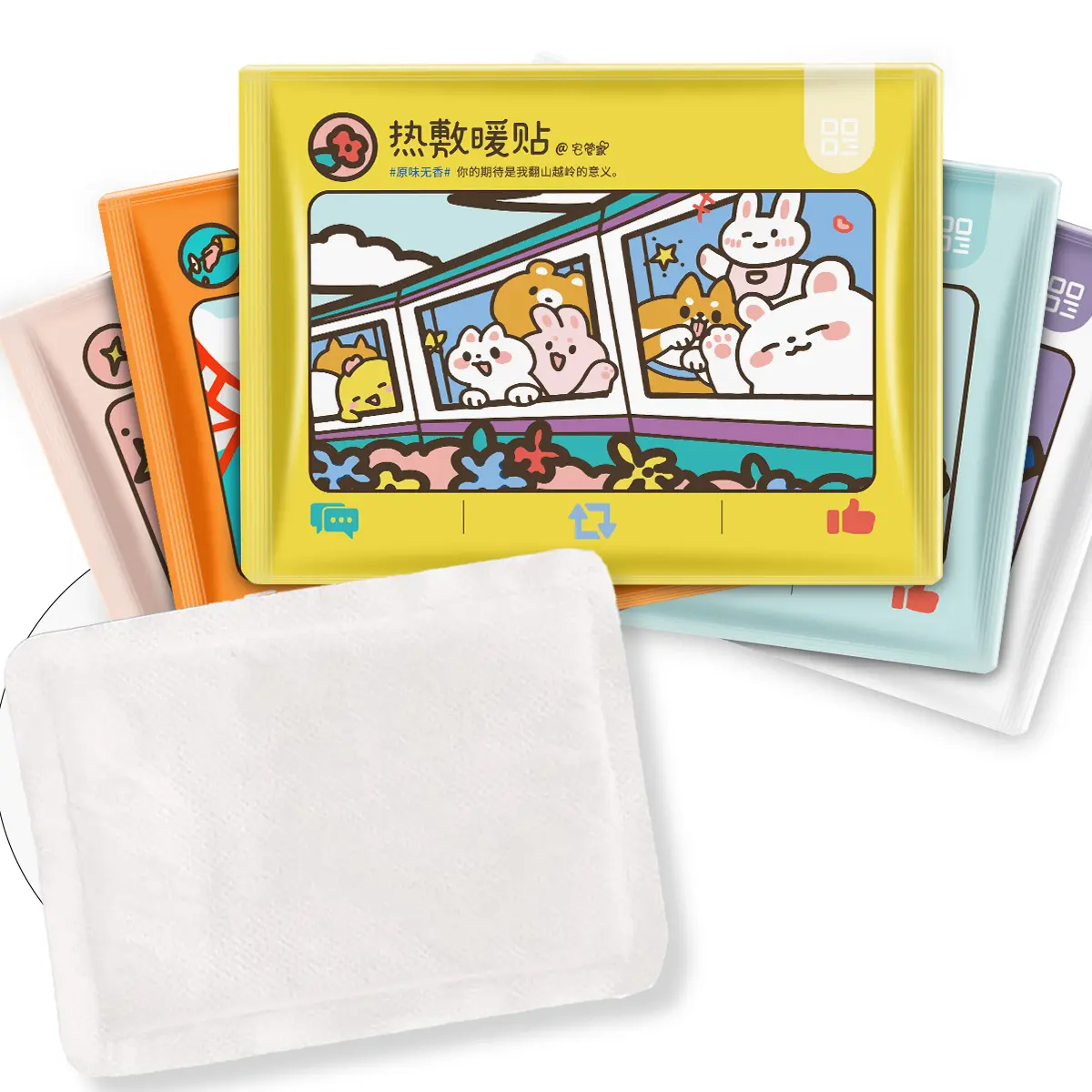 Thảm chườm nóng, để giảm đau co thắt kinh nguyệt, nén nóng, giữ ấm cơ thể, tự sưởi ấm, miếng Dính Ấm Bụng