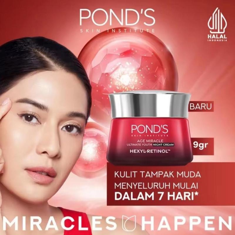 Ponds Age Miracle Hexyl Retinol Niacinamide Day / Night Cream 9gr Facial Vitamin Wajah 4