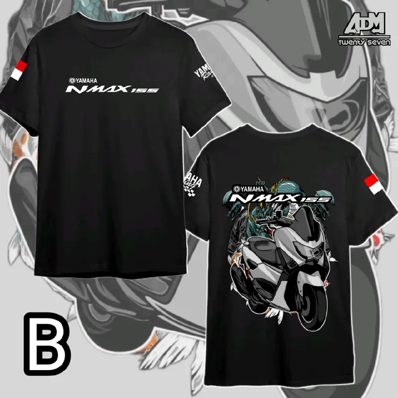 Kaos Yamaha Nmax 155 Kaos N-max kaos nmax racing Katun Combed Distro Keren Motor nmax old 1