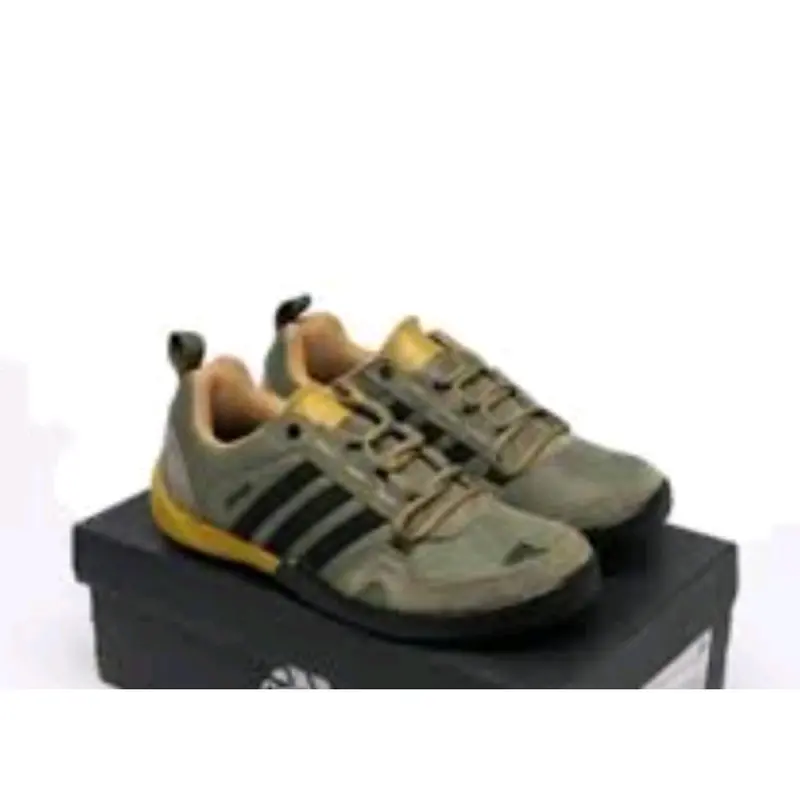 SEPATU RUNNING ADID44445 HIKING  DAROGA TWO 1 LEA UPSTREAM OLIVE GREEN BLACK ORIGINAL 1