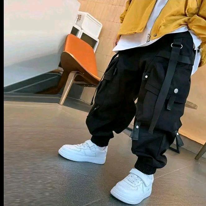 Celana Cargo anak Laki-Laki Model Terbaru  Korean Style Fashion Keren 1