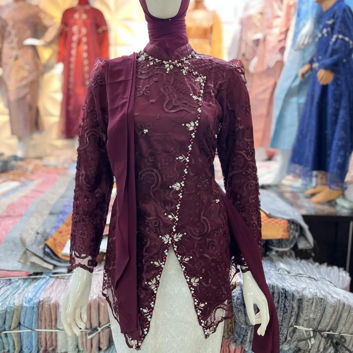 Atasan kebaya annisa 03 Muslim Baju Dewasa Panjang Wanita