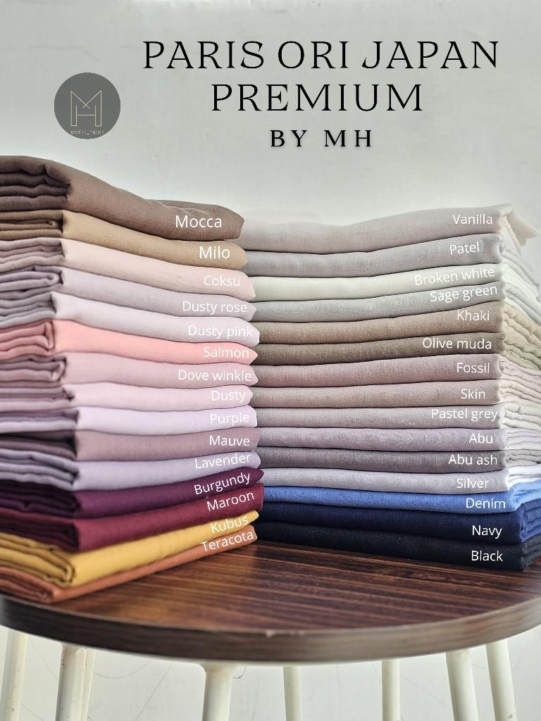 Product Introduction of PARIS JAPAN PREMIUM BY MH Muslim Jilbab Segi Empat 4