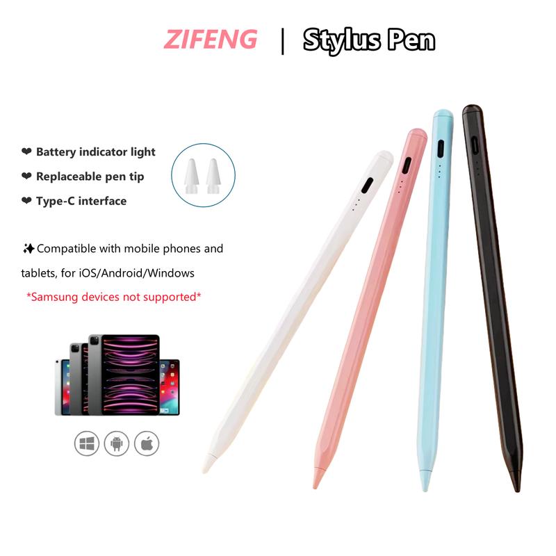 Bút Cảm Ứng Điện Dung Chủ Động Bút Chì Nghiêng Với Màn Hình Nguồn Cho iOS/Android Phụ Kiện  bút cảm ứng của ipad Tương thích với tất cả các mẫu iPad