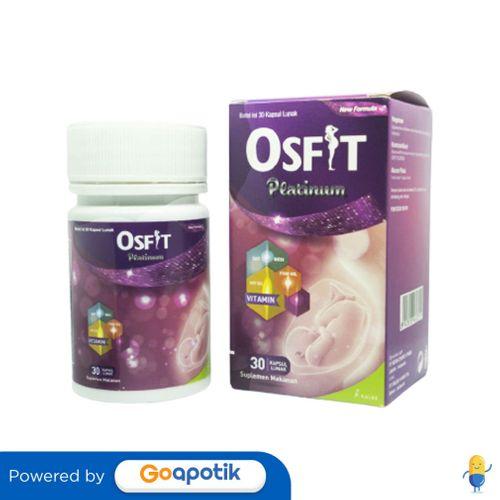 Gambar OSFIT PLATINUM BOTOL 30 KAPSUL LUNAK dari Apotek Hanna Farma By GoApotik Kota Bekasi Tokopedia