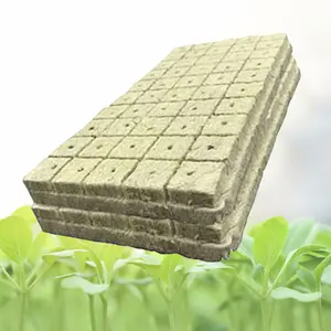 100pcs Rock Wool Planting Cubes Ventilative Hydroponics Seed Seedling
