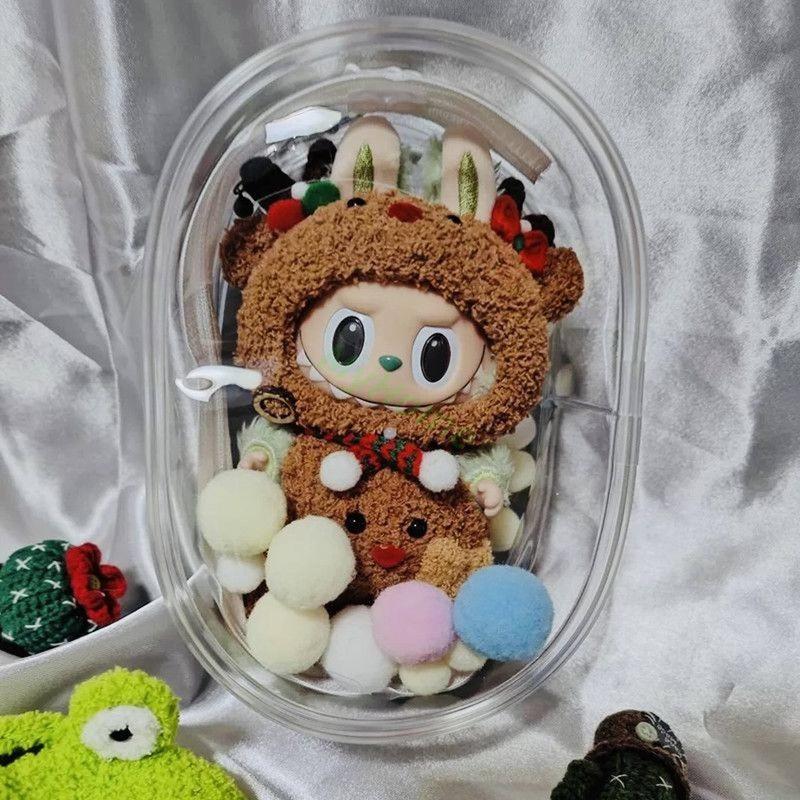 Product Introduction of 18cm Tas Pouch Upset Duck PVC Tas PVC Upset Duck transparent storage bag pouch Upset Duck (only bag) Tas Penutup Pelindung Untuk Boneka tas upset duck(sell only Tas transparan) 21