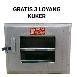 Oven Kompor 3 Susun / Oven Tangkring 3 Susun Gratis 3 Loyang Galvalum Anti Karat