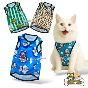 Baju Kucing Anjing Kecil Motif Lucu Gemoy