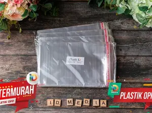 13,5 x 20 cm Plastik Kaca | Plastik Opp | Plastik Undangan